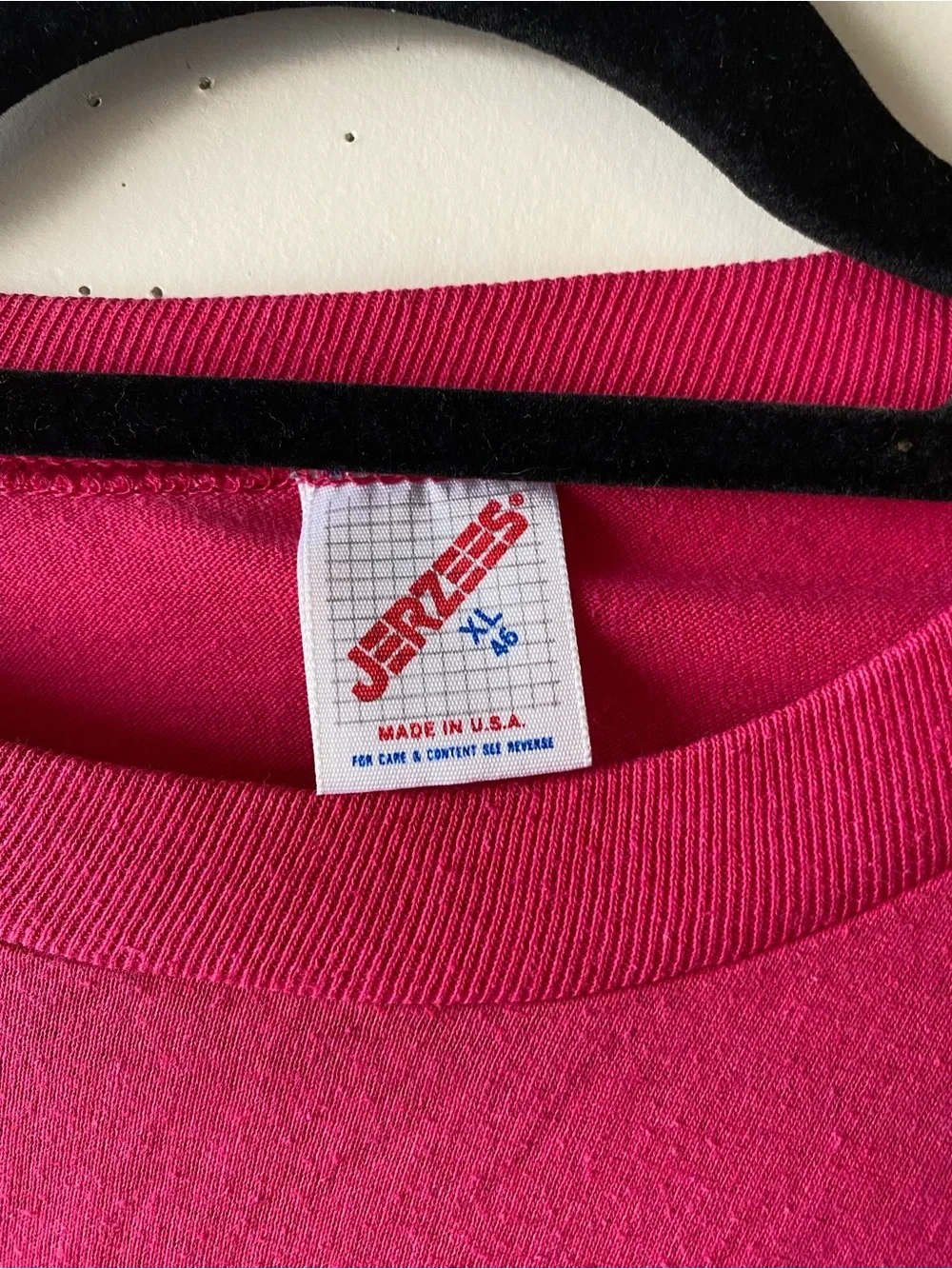Vintage 90s Jerzees Flying AA Ranch T-Shirt XL Pink Cowboy Graphic Tee